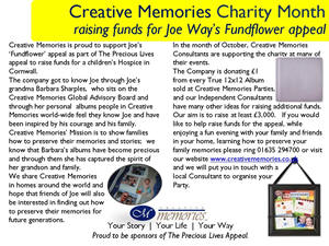 Creative Memories Charity Month