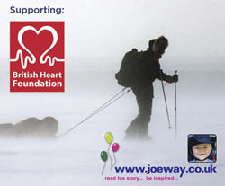 Two british men take Joes Banner to the Artic 