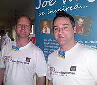 Dean Woods and Matt Way at Business Lunch