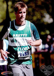 Mark Brett running London Marathon