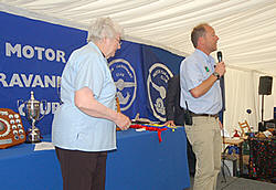 Motor Caravan Rally donating to Precious Lives
