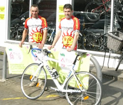 Peddle power for Cornish Toddler