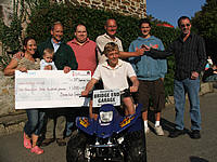 Quad bike winner at Hendra Holiday Park Newquay, Cornwall