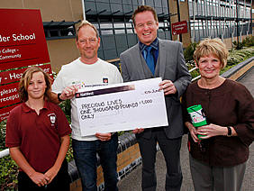 Richard Lander School raises money to help build a hospice in Cornwall
