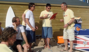 Andy Herald, Roger Mansfield and Jed Stone present prizes