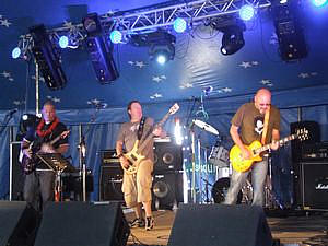 Band performing at Surfstock Newquay, Cornwall