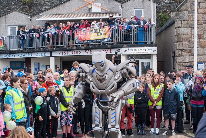 Titan the Robot Newquay Paddle