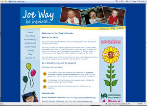 New website launches www.joeway.co.uk