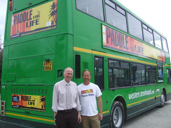 Bus drives for charity